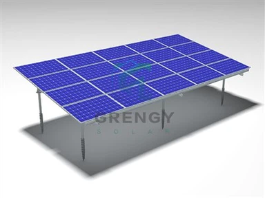 Struktur Pemasangan Panel Surya Modular Aluminium