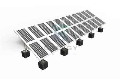 Dudukan tanah pondasi beton untuk panel surya