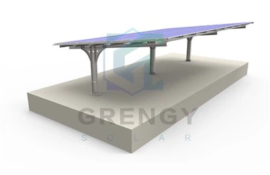 Carport Surya Baja HDG / Aluminium yang disesuaikan