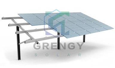 Sistem Rak Pv Pemasangan di Tanah