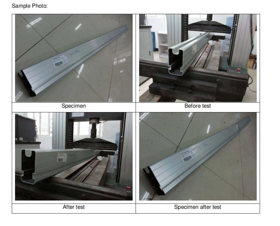 HPX-105ZL SGS Test report of adjustable solar mounting system HPX-105ZL SGS Test report of adjustable solar mounting system