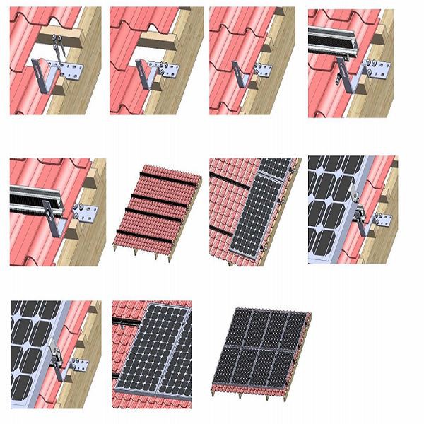 solar tile hook