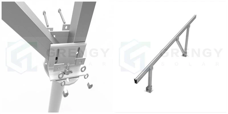 ground solar mounting structures