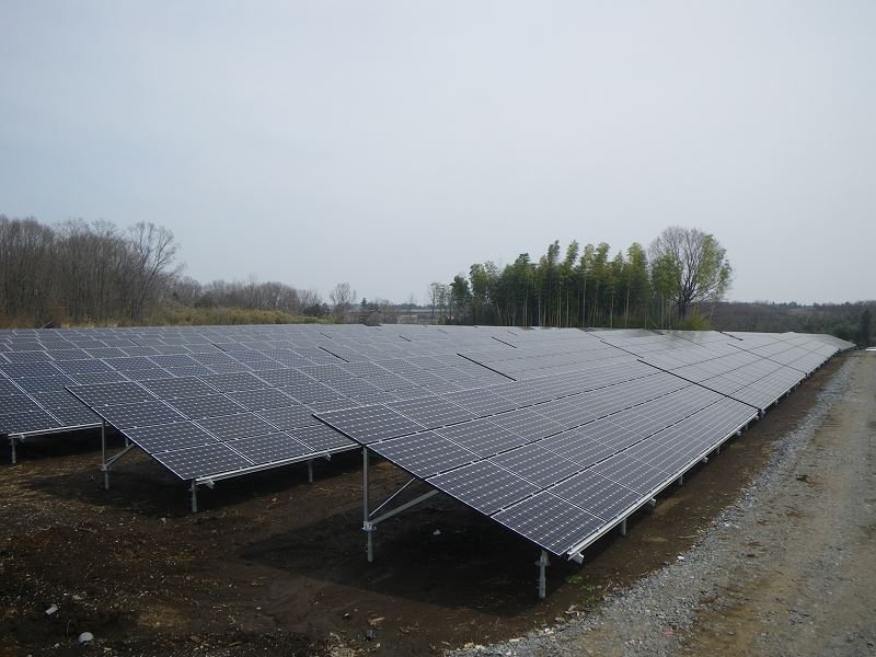 Braket Pemasangan Tanah Jepang 5MW