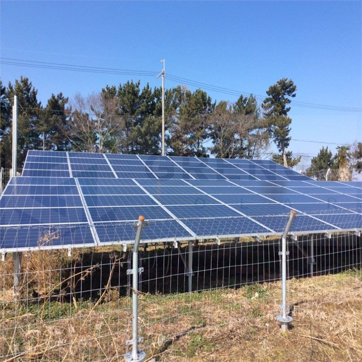 fence for solar mount system