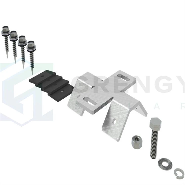 Solar Mounting Corrugated Panel Tin Roof Foor Hook Kit System Tin Roof Panel Mounting Solar