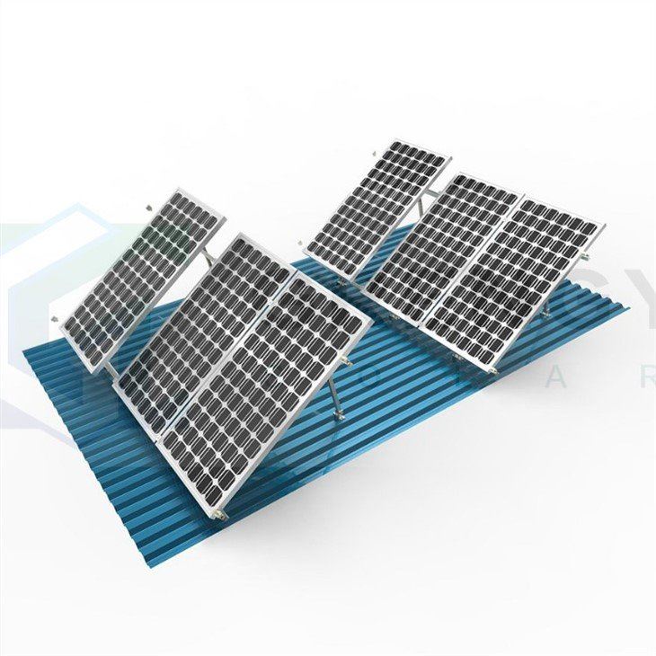 Panel Bergelombang Pemasangan Surya