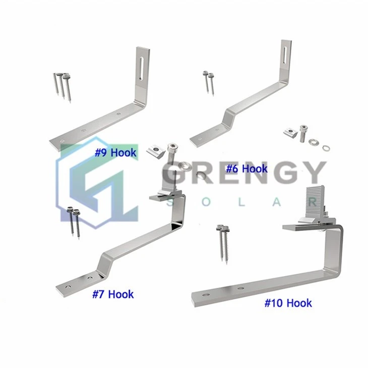 Solar Roof Hooks For Tile PV Mount