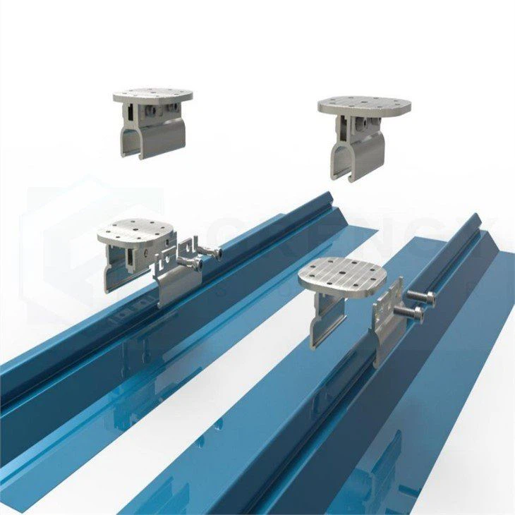 standing seam metal roof solar clamps