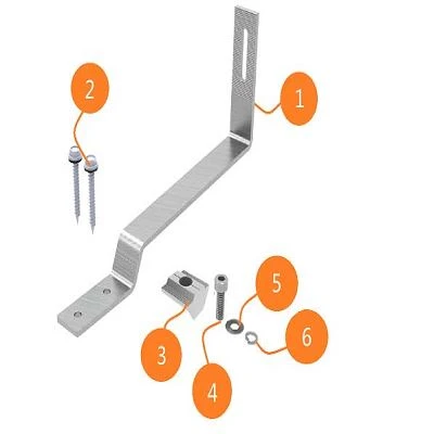 flat tile roof hook
