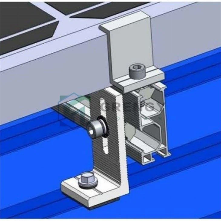 L Foot Solar Metal Roof Mounting System