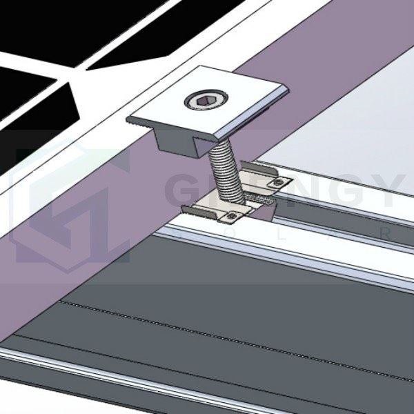 Solar Panel Mount End Clamps For Solar Mount