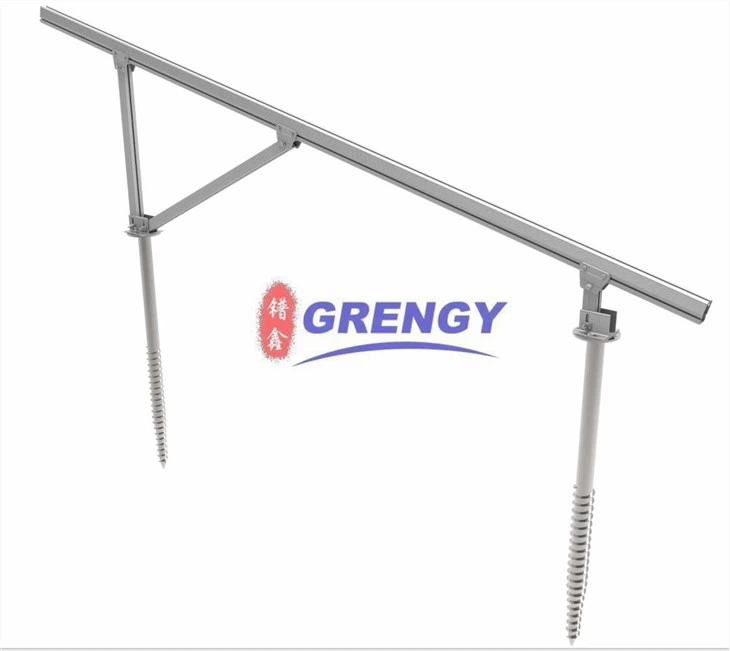 Aluminum Solar Mounting Ground Pv Module Support Racking / Structure
