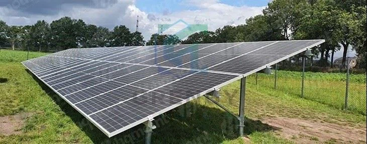 Steel Solar PV Ground Mounting Supports Systems