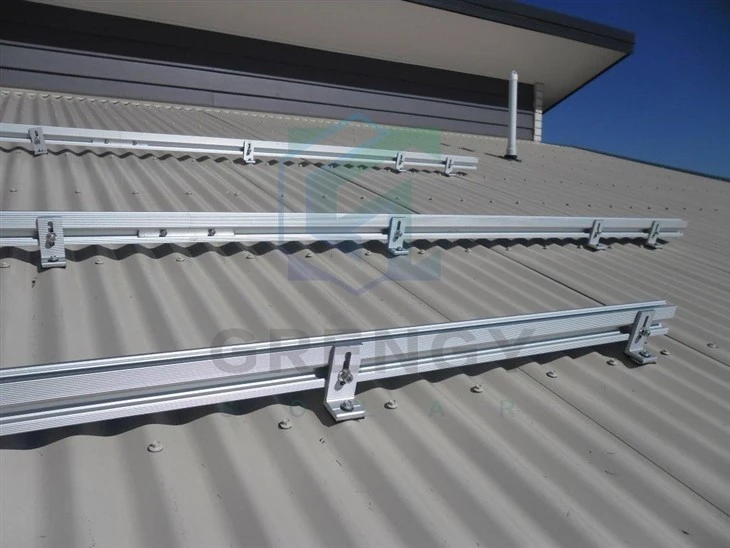 Anodized Aluminum Solar Mount - Flat Roof high quality