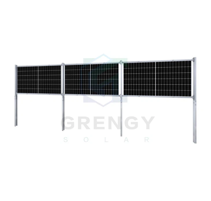 Bifacial Solar Fence Mounting