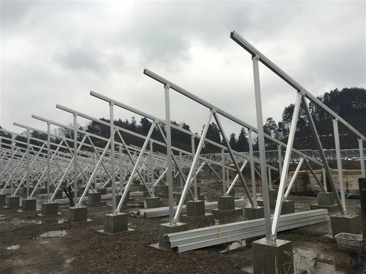 Flat Roof Solar Concrete Mounting System