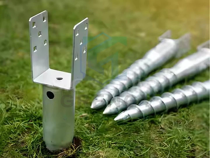 Hand Driven Screw Piles