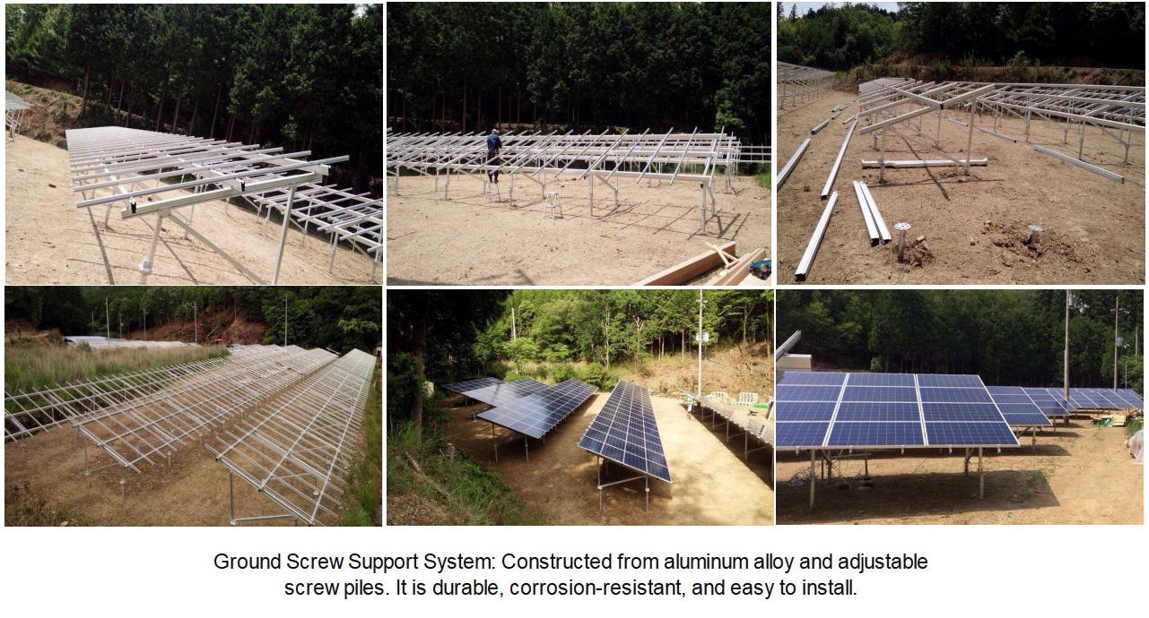 Ground Mount System with Helical Pile Utility projects Ground Mount System with Helical Pile Utility projects