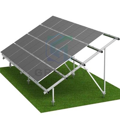 Sistem Pemasangan Tanah Surya Aluminium|Racking tahan lama untuk panel surya