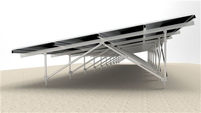 Sistem Pemasangan Tanah Surya Aluminium|Peternakan Surya/Perumahan & Komersial