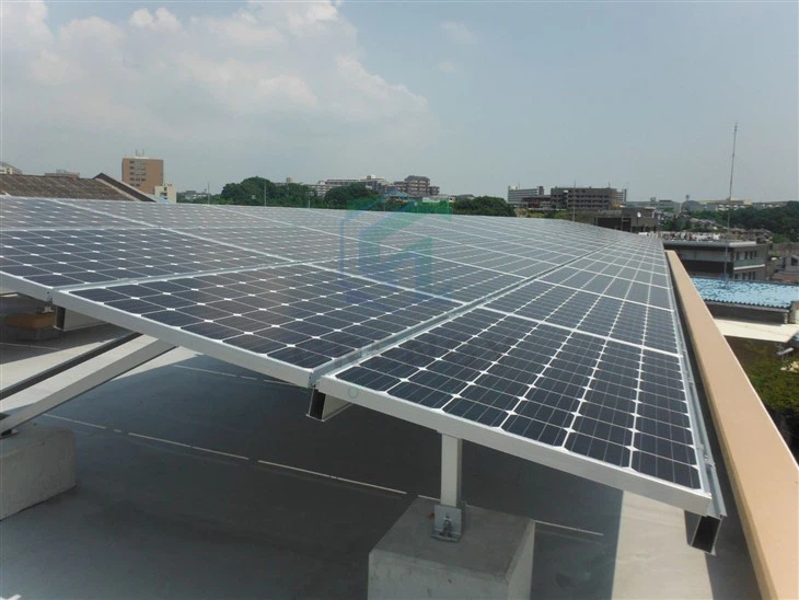 Solar Concrete Roof Mounts For PV Modules