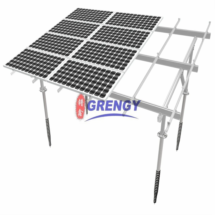 Aluminium Struktur Pemasangan Tenaga Surya