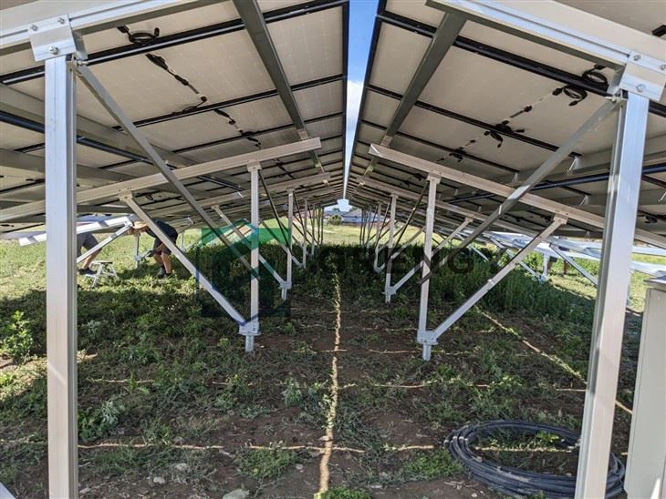 Solar Panel Ground Mounting Structure