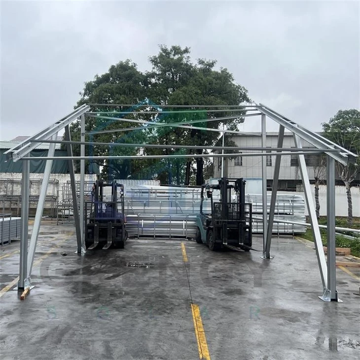 Pilihan berkelanjutan untuk carports surya komersial: zn - al - mg frame