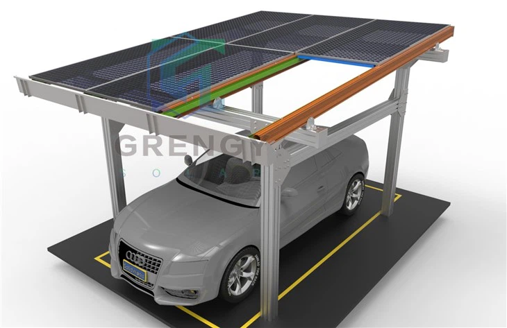 Water-proof Solar Carports And Shelters