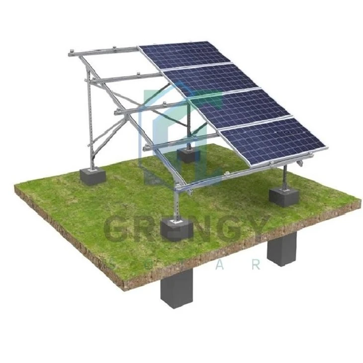 ZAM Steel Solar Brackets With Helical Piles